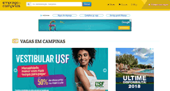 Desktop Screenshot of empregacampinas.com.br